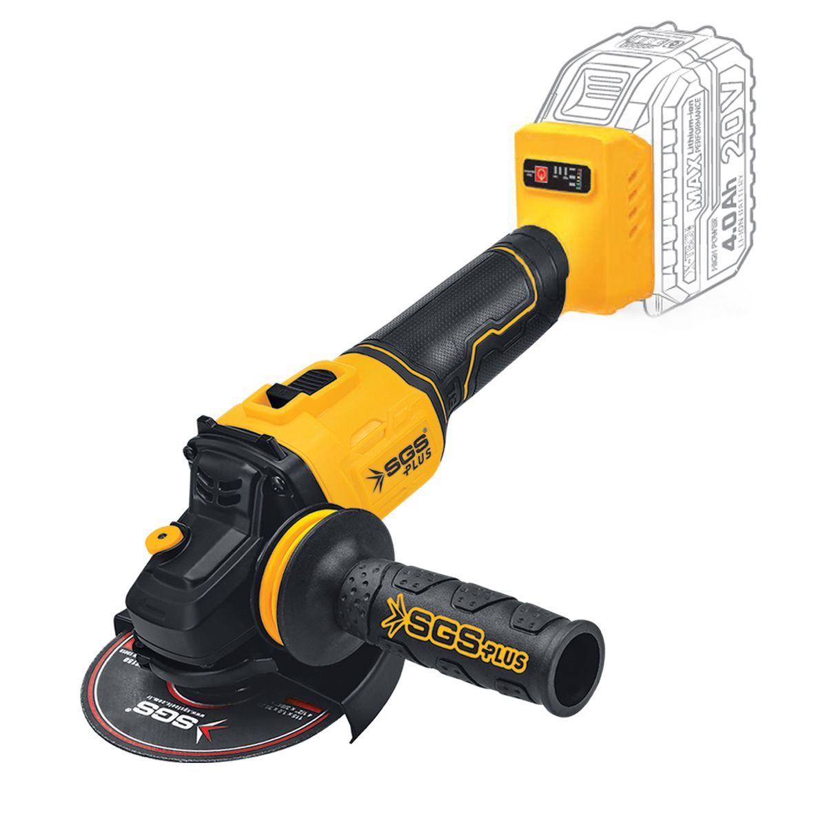 SGS5510B AVUÇ TAŞLAMA MAKİNESİ SETİ 20 VOLT (BATARYASIZ 4.0Ah)